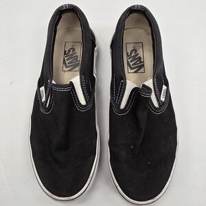 Vans Black Slip-On Sneakers